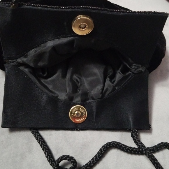 Vintage Beaded  Velvet  Evening Purse - Picture 4 of 6
